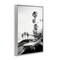 Stupell Industries Malibu Classic Black & White Black Framed Giclee Art, design by Sisi and Seb